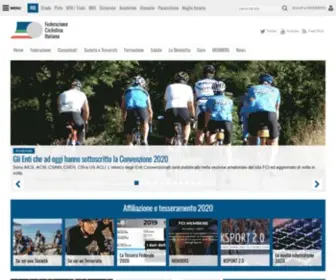 Federciclismo.it(Federazione Ciclistica Italiana) Screenshot