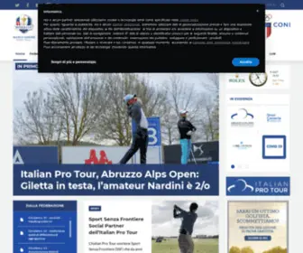 Federgolf.it(Federazione Italiana Golf) Screenshot