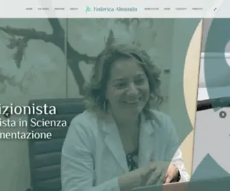 Federicaalmondo.it(Dietologa Milano) Screenshot