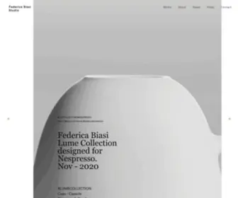 Federicabiasi.com(Creative consultancy) Screenshot