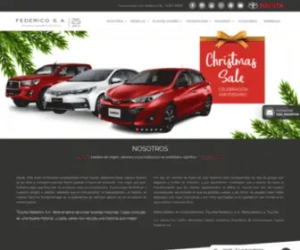 Federicosa.com(Concesionario toyota en buenos aires) Screenshot