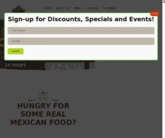 Federicosmexicanfood.com(Fresh Mexican Food) Screenshot