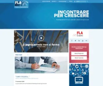 Federlegno.it(Federazione imprese settore mobile e arredamento) Screenshot