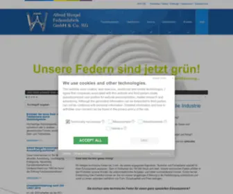 Federn-Weigel.de(Technische Federn für die Industrie) Screenshot