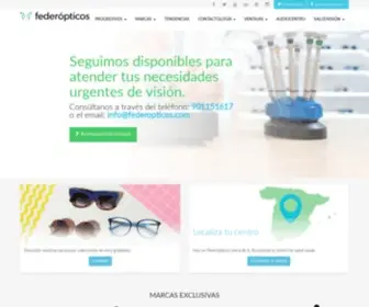 Federopticos.com(Federópticos es la óptica especialista en gafas progresivas. Ventajas PRO de Federópticos) Screenshot