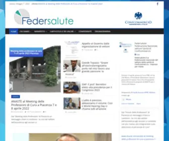 Federsalute.org(Federazione della sanità di Confcommercio Imprese per l'Italia) Screenshot