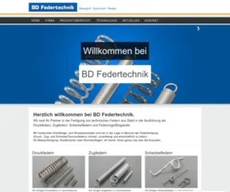 Federtechnik.com(Technische Metallfedern) Screenshot