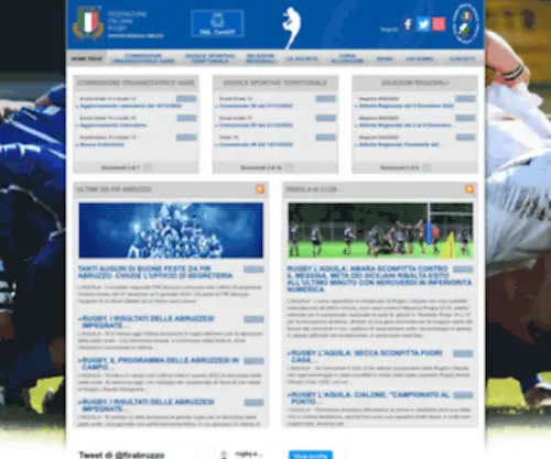 Federugbyabruzzo.it(Federazione Italiana Rugby) Screenshot