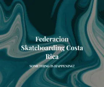 Fedeskatecr.com(Federacion Skateboarding Costa Rica) Screenshot