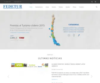 Fedetur.org(Federación de Empresas de Turismo de Chile) Screenshot