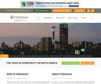 Fedhasa.co.za(Your Hospitality Partner) Screenshot