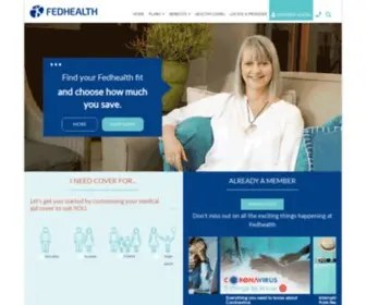 Fedhealth.co.za(The Medical Aid That Lets You Choose Your Savings) Screenshot