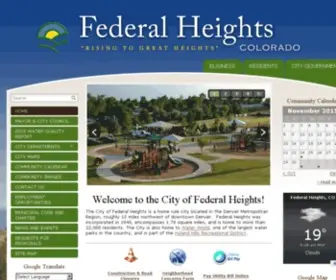 Fedheights.org(Federal Heights) Screenshot