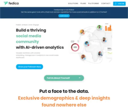 Fedica.com(Tweepsmap) Screenshot