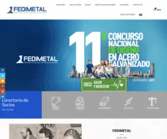 Fedimetal.com.ec(Industria del Metal) Screenshot