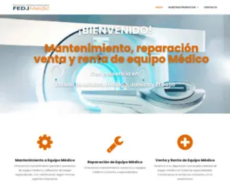 FedjMedic.com(Mantenimiento a Equipo Médico) Screenshot