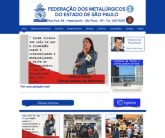 Fedmetalsp.org.br(Fedmetalsp) Screenshot