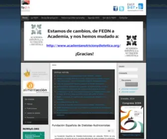 Fedn.es(La Fundación Española de Dietistas) Screenshot