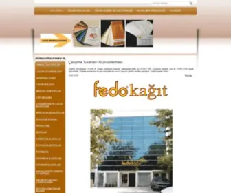 Fedo.com.tr(KAĞIT) Screenshot