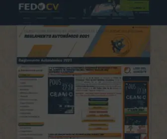 Fedocv.org(Federación del Deporte de Orientación en la Comunidad Valenciana) Screenshot