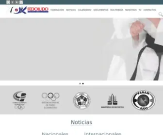 Fedojudo.org(Federación Dominicana de Judo) Screenshot