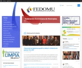 Fedomu.org.do(Portada) Screenshot