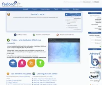 Fedora-FR.org(Portail de Fedora) Screenshot