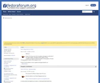 Fedoraforum.org(Fedoraforum) Screenshot