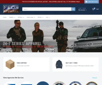 Fedsapparel.com(Feds Apparel) Screenshot