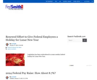 Fedsmith.com(Federal Employee & Retiree News) Screenshot