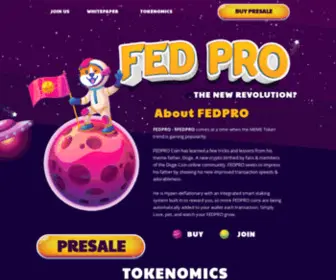 Fedtoken.net(The Birth of Baby Doge) Screenshot