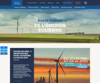 Fee.asso.fr(France Energie Eolienne) Screenshot