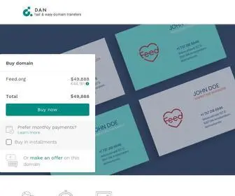 Feed.org(We are Feed and we have one mission) Screenshot