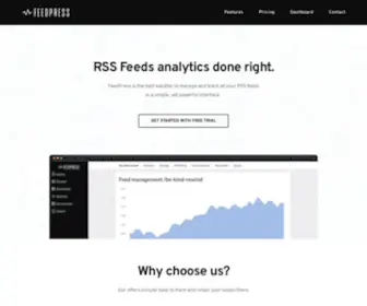 Feed.press(RSS Analytics and Podcast Hosting) Screenshot