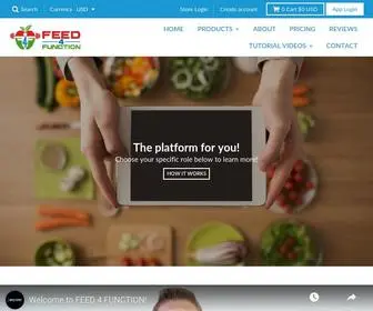 Feed4Function.com(Food and Nutrition Management Software) Screenshot