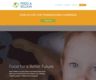 Feedabillion.org(Maintenance) Screenshot