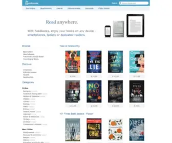 Feedbooks.com(Free eBooks and Best Sellers) Screenshot