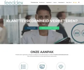 Feeddex.eu(Dé specialist in klanttevredenheidsonderzoek) Screenshot