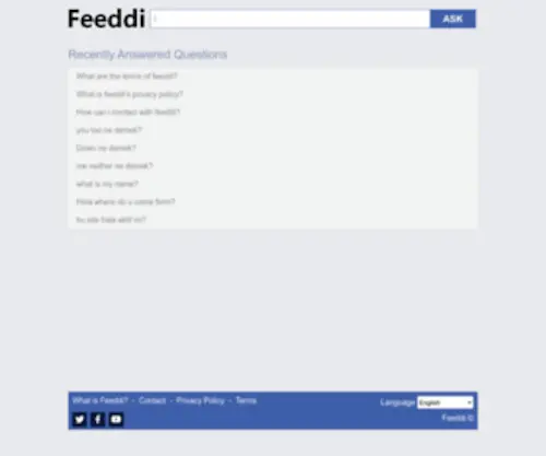 Feeddi.com(Feeddi) Screenshot