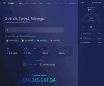 Feeder.finance(Feeder finance) Screenshot