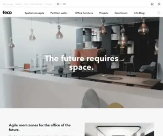 Feederle.de(Feco-feederle GmbH │Trennwandsysteme│Büroeinrichtungen) Screenshot