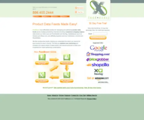 Feedexact.com(Product Data Feeds Management for E) Screenshot