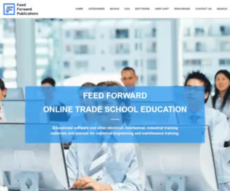 Feedforward.com.au(Industrial engineering books and software) Screenshot