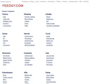 Feedgy.com(RSS Feed Directory and RSS Search Engine) Screenshot