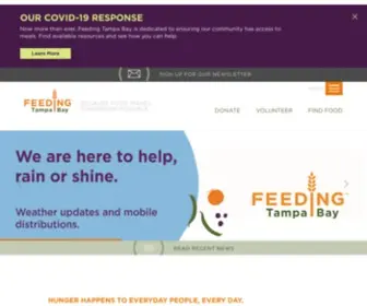 Feedingamericatampabay.org(Feeding Tampa Bay) Screenshot