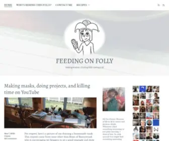 Feedingonfolly.com(Seeking wisdom) Screenshot