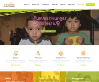 Feedingsouthflorida.org(Feeding South Florida’s mission) Screenshot