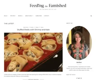 Feedingthefamished.com(Feeding the Famished) Screenshot