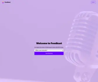 Feedkast.com(Feedkast) Screenshot