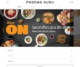 Feedmeguru.com(Start your gourmet journey with FeedMe Guru. Have fun discovering unique dining experience) Screenshot
